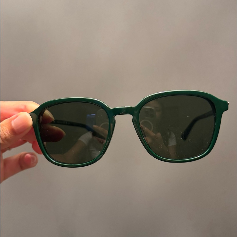 Bottega Veneta Green Sunglasses - New with box and authenticity tag. Never worn.